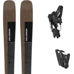 SALOMON N STANCE 84 OTTER/BK/SILV + SALOMON STRIVE 14 GW BLACK